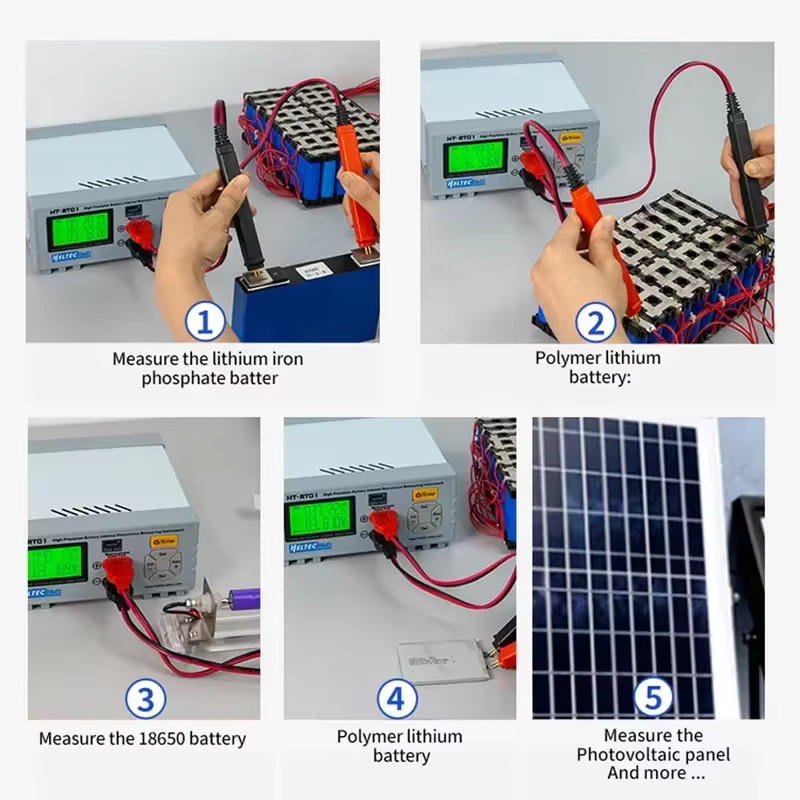 HeltecBMS Hochpräzises Testgerät für den Innenwiderstand und die Spannung von 18650 und LiFePO4 Lithium-Batterie-Packs - Bild 3