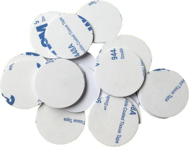YEVERAXIN NFC Tag Sticker GEN2 CUID M1K S50 in Weiß, 13,56 MHz, beschreibbar und veränderbar für Android und MCT - Bild 1