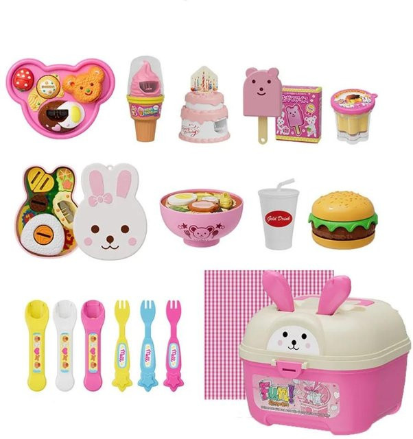 Binchi Fitness Kleiner Bärenform Pudding Fütterungsset, Rollenspiel, rosa, ab 3 Jahre - Bild 1