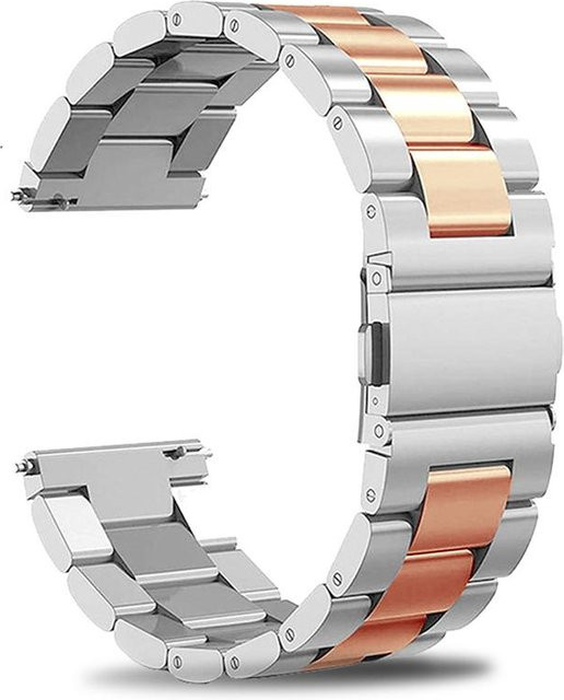 VA VA VOOM Uhrenarmband Edelstahl, Bicolor, rose gold/silber, Unisex - Bild 1