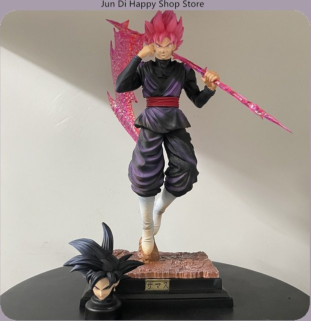 Bandai Dragon Ball Goku Black Rosé Zamasu, Anime-Figur, 35cm, 2-in-1 Set - Bild 1