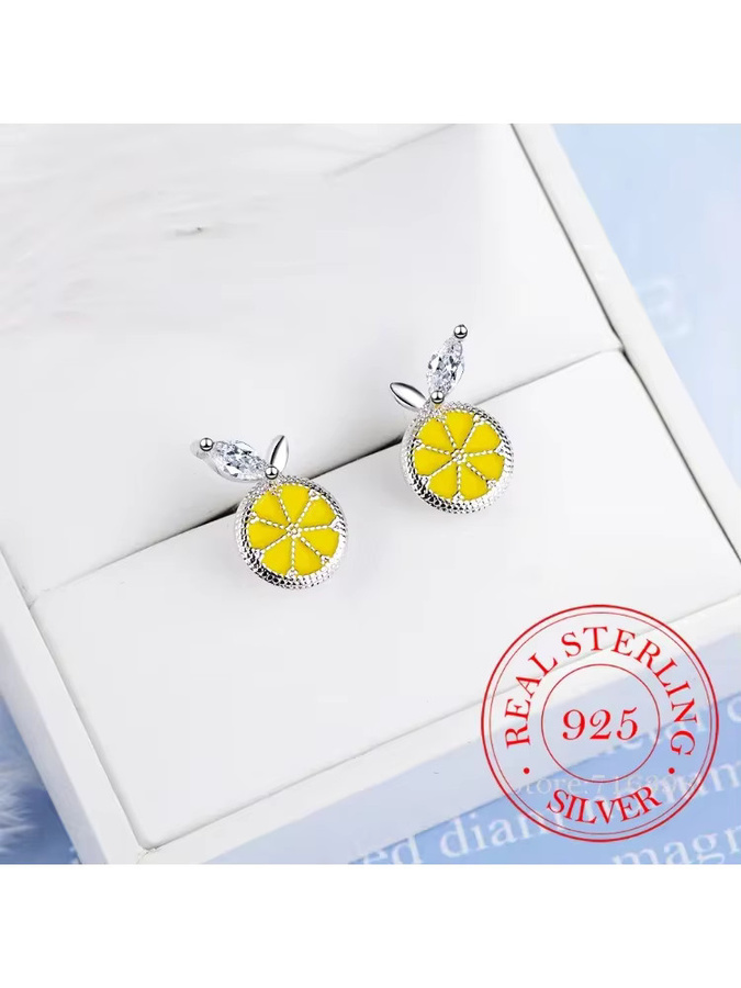 Ohrstecker Robbie, 925 Silber, Kristall, Damen - Bild 2