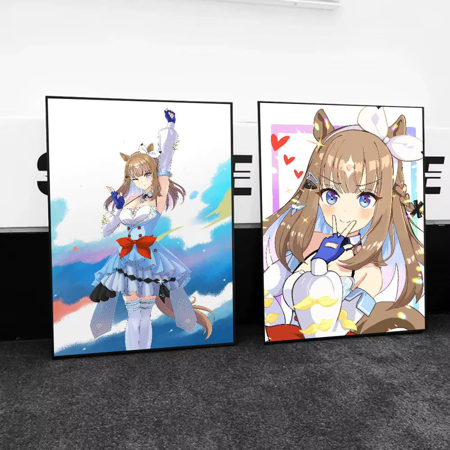 Uma Musume Pretty Derby Wandkunst Poster Druck Mandel Auge HD Bild für Wohnzimmer und Schlafzimmer - Bild 2