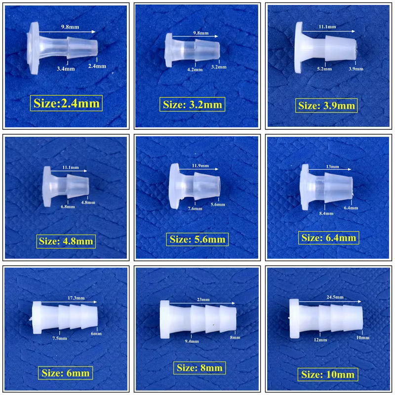 SgooHan Kunststoff Schlauch End Stecker Pagode Joint für Aquarium und Bewässerung, transparent, Durchmesser: 2,4 bis 14 mm - Bild 3