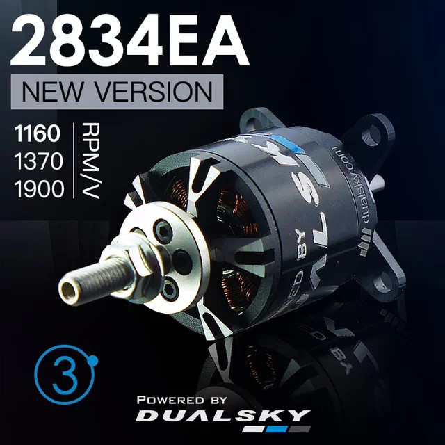 DUALSKY Bürstenloser Motor XM2834EA 3 Generation, Flugzeugmodellmotor - Bild 1