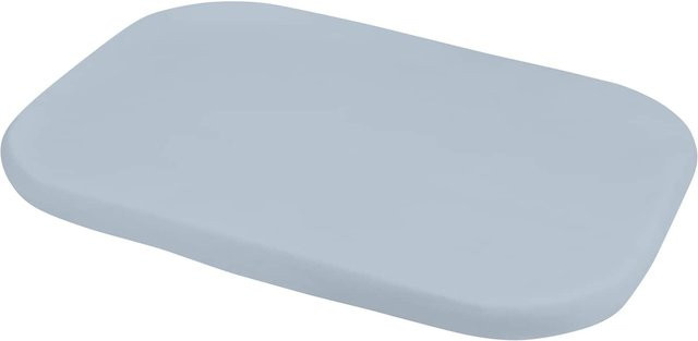 Waldin Spannbetttuch aus Jersey-Baumwolle für Babybett 5in1, Blau - Bild 1