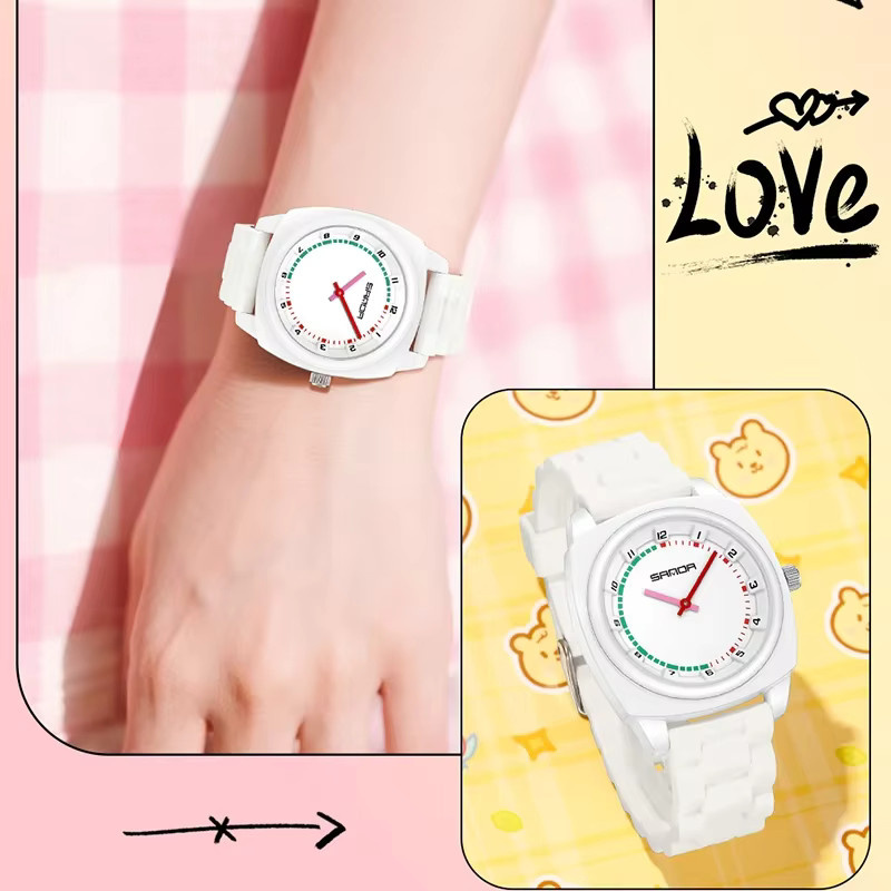 SANDA Digitaluhr, Quarz, Silikon, Bunt, Unisex - Bild 2