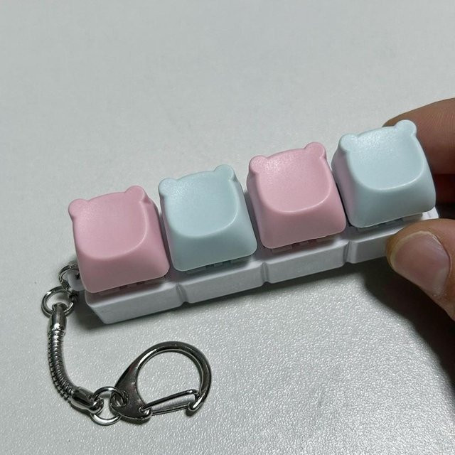 BC Pet Supplies DIY Tastatur Fidget Schlüsselanhänger, 9 Tasten - Bild 1