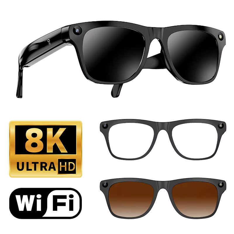Lenovo KI-Smart-Brille in Schwarz mit 8K-Auflösung, Freisprechfunktion, KI-Übersetzung und Musikwiedergabe für Damen und Herren - Bild 7