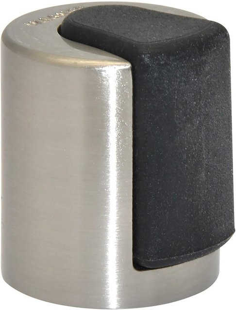Wagner System Türstopper mit Schraube in Edelstahloptik, Silber, Durchmesser: 25 mm - Bild 1