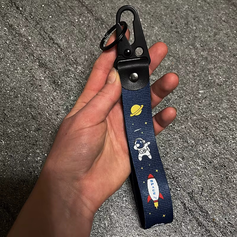 JDM RACING Schlüsselanhänger Nylon, Stahlfederclip - Bild 4