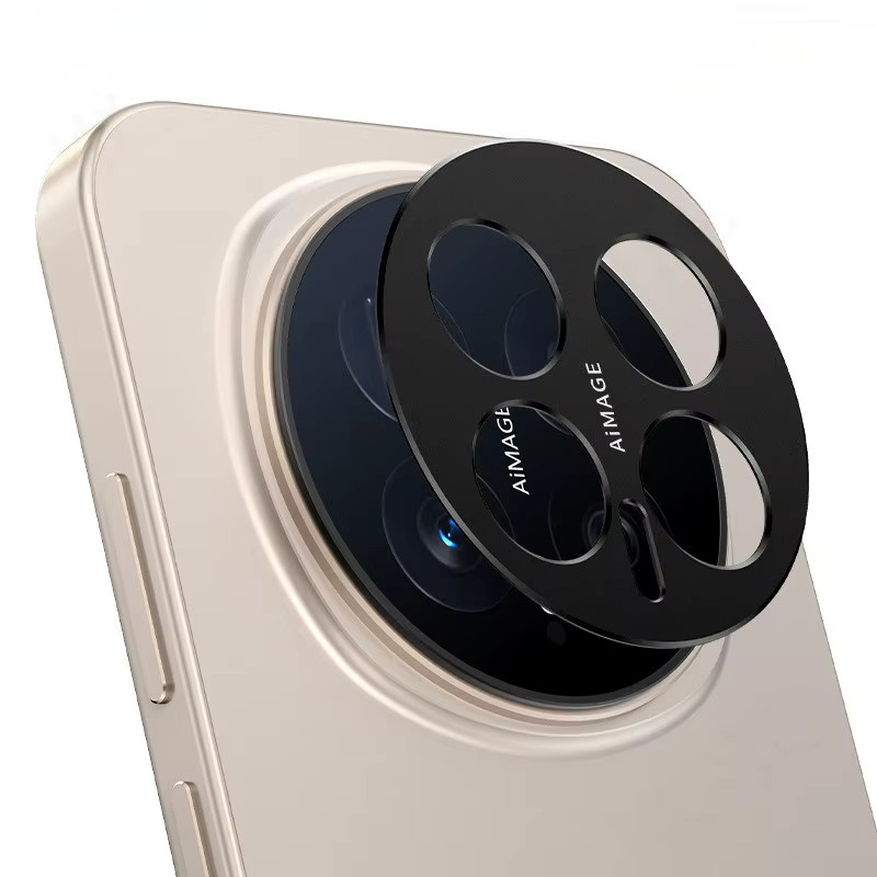 Kameraschutz für Honor Magic 8 7 6 Pro 7 RSR aus schwarzem Aluminium Metall mit Objektivschutz und Bildschirmring - Bild 4