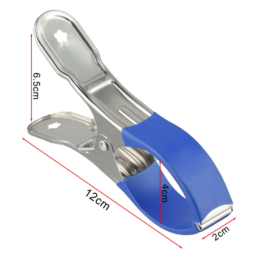 SPORTARC Pool Abdeckung Clips aus Edelstahl mit Kunststoffgriffen in Blau - Bild 2