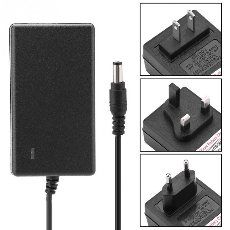 Aamazing Ladegerät Netzteil Adapter für Lithium-Ionen-Batterien mit UK-Stecker, Schwarz - Bild 5