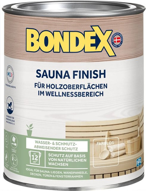 Bondex Sauna Finish Farblos Wasserbasiertes Öl zur Holzpflege - Bild 1