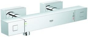 Grohe Grohtherm Cube Brause-Thermostat in Chrom mit Safety Stop und Wassersparfunktion für die Wandmontage - Bild 1