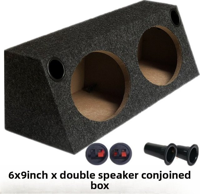 Cbirds Auto-Audio Lautsprecher Holzgehäuse für 6x9 Zoll Lautsprecher, Trapezförmiges Doppellautsprecher-Testgehäuse - Bild 1