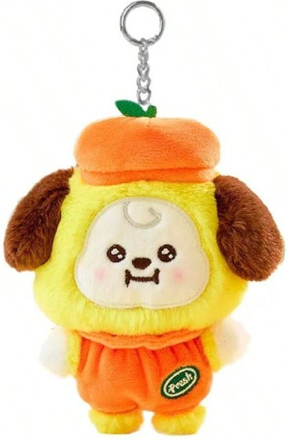 LINE FRIENDS BT21 Cooky Shooky Plüschtier Orange Rucksack Schlüsselanhänger - Bild 1
