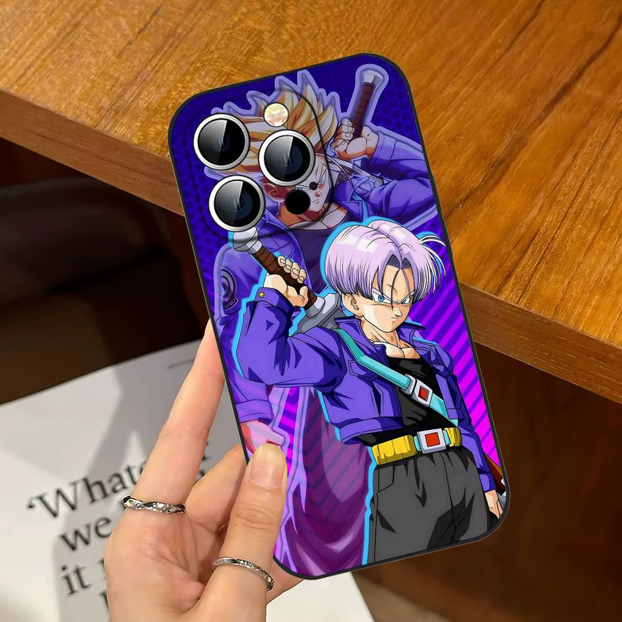 Stoßfeste Handyhülle Dragon Ball Future Trunks in Schwarz für iPhone 11 bis iPhone 17 Modelle - Bild 5