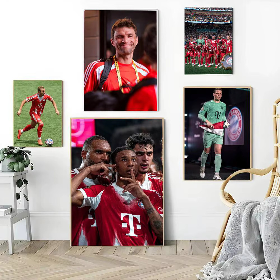 KAYOU Bayern München Champions Poster selbstklebender Kunst-Aufkleber aus wasserfestem Papier für deine Wanddekoration - Bild 2