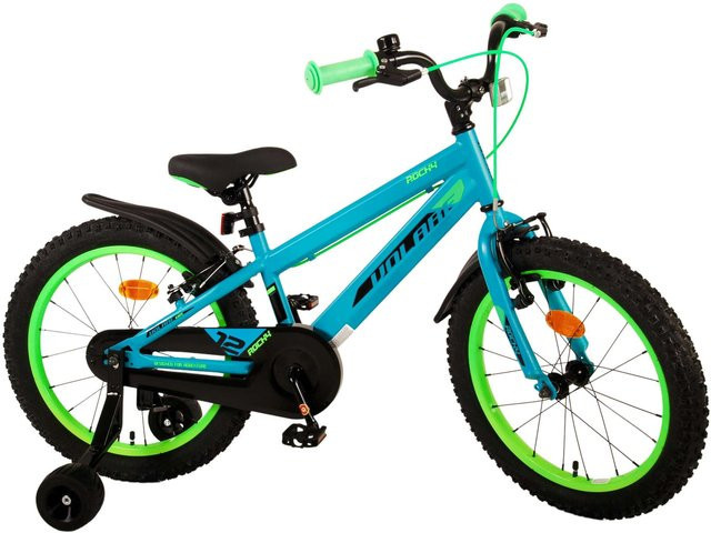 TPFSports Rocky Kinderfahrrad, 18 Zoll, Grün, 2 Handbremsen - Bild 1