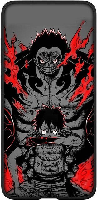 Handyhülle Anime Luffy Gear 5 One Piece für Samsung Galaxy, iPhone, Xiaomi Redmi und andere Modelle, Multicolor - Bild 1