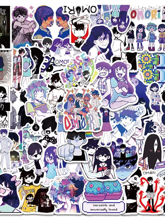 Rspctou Omori Cartoon-Aufkleber, Anime Graffiti-Sticker, 10-teiliges Set - Bild 5
