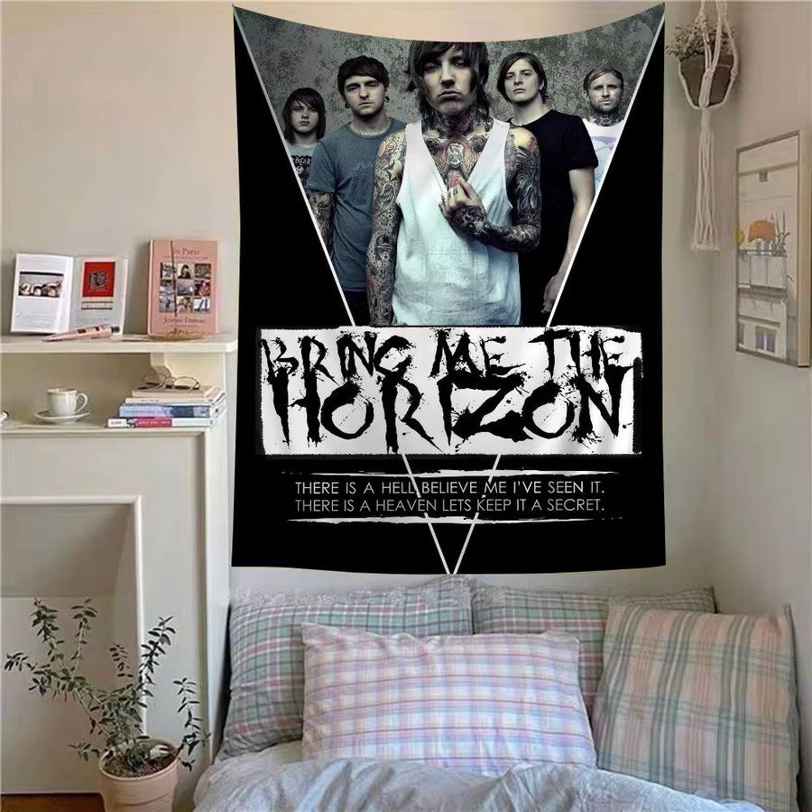Bring Me The Horizon Anime Wandteppich im Tarot-Stil für deine Heimdekoration - Bild 2