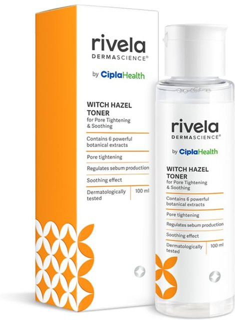 Cipla Rivela Dermascience Hamamelis Gesichtswasser, 100 ml, Unisex - Bild 1