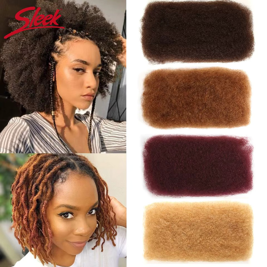 Sleek Brasilianisches Afro-Kinky-Curly Remy-Haar, 50 g, natürliche Farbe - Bild 2