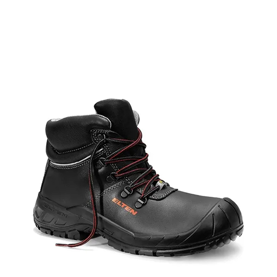 Elten Sicherheitsschnürstiefel Renzo Mid S3 aus Rindleder in Schwarz, Größe 44 - Bild 2