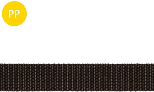 Conacord Gurtband Polypropylen Multifil Schwarz Meterware Breite: 2,5 cm - Bild 1
