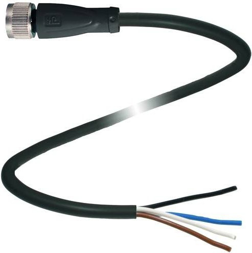 Pepperl+Fuchs Sensor-Aktor-Steckverbinder 239998-100044, konfektioniert, 4-polig, schwarz, Länge: 20 m - Bild 1