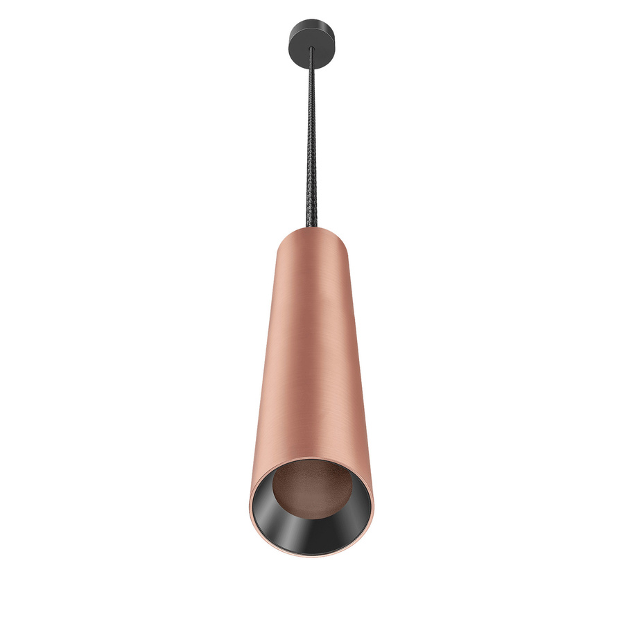 Luxvenum Pendelleuchte SIGNATURE GU10, 1-flammig, Roségold, Höhe: 35 cm - Bild 1