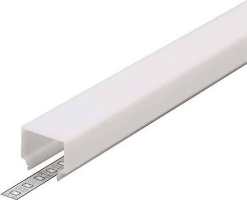 Brumberg KU-Abdeckung aus Kunststoff in Weiß, L: 2000 mm, B: 23 mm, H: 20 mm - Bild 1