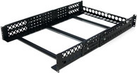 StarTech.com Universal Server Rack Schienen, 2HE, tiefenverstellbar, Schwarz, 48,30 cm (19 Zoll) - Bild 1