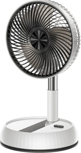 Yesido Bodenventilator YF11 in Weiß mit Fernbedienung, Timer und Akku-Betrieb - Bild 1