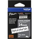 Brother Schriftbandkassette TZe-S151 Thermalschriftband in Schwarz - Bild 2