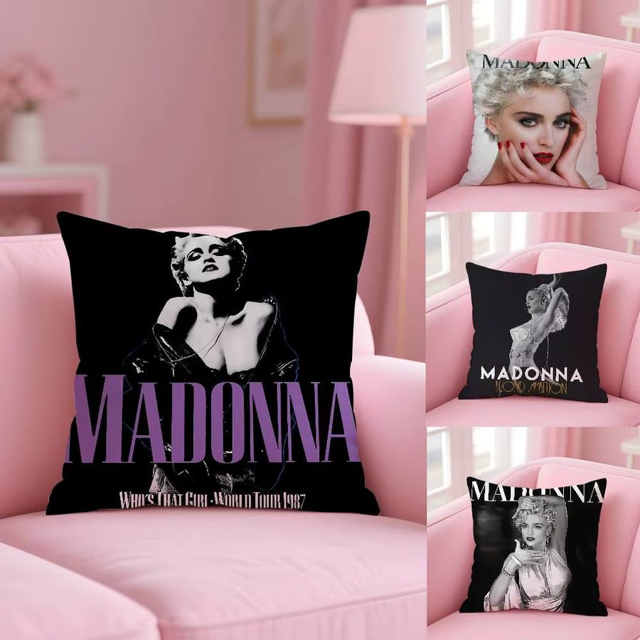 Singer M-MadonnaS C-CicconeS Kissenbezug mit bedrucktem Muster in Multicolor für dein Wohnzimmer, Sofa oder Schlafzimmer - Bild 2
