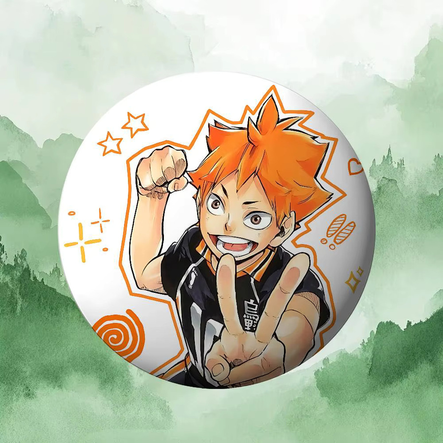 Brosche Anime S-Shoyo Hinata-s Cover, Bunt, Verspielt - Bild 3