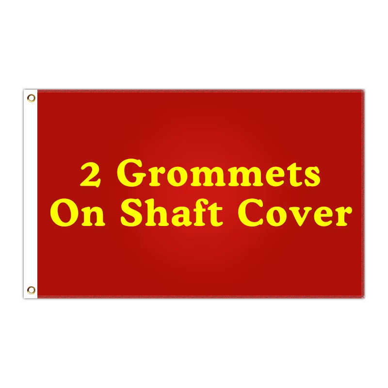Individuell bedruckte Werbeflagge aus Polyester in Rot, rechteckig, B/H: 120 x 180 cm - Bild 3