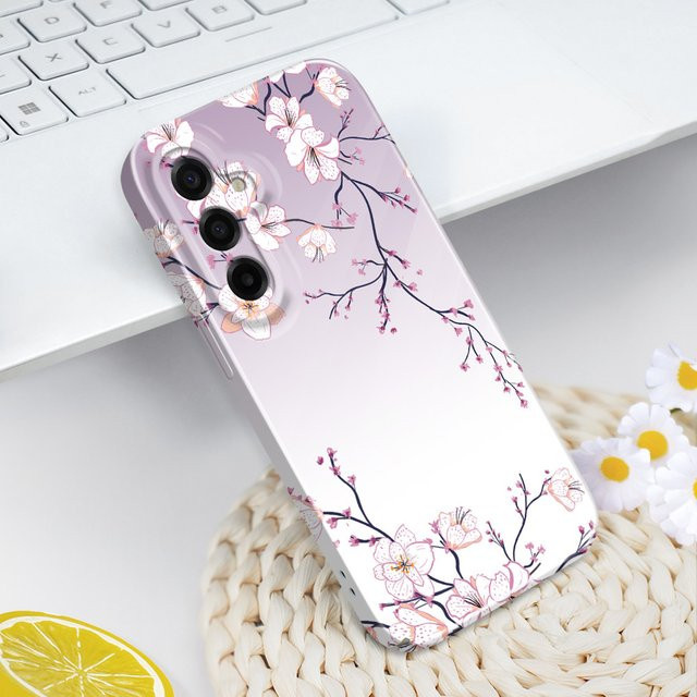Pretty Wintersweet Handyhülle für Samsung Galaxy A57 A37 A17 A56 A36 A26 A16 A06 A55 A35 A25 A15 A05 4G 5G Hard Cover mit Schutzfolie - Bild 1