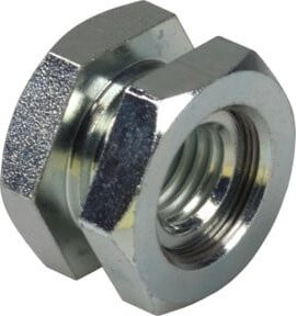 Klingspor DZ 114 M 14 Adapter in Silber, Durchmesser: 125 mm, Dicke: 1,9 mm, Gewinde: M 14 - Bild 1