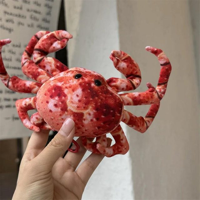 Yiran toy Krabben-Stofftier, Plüsch / Textil, Rot - Bild 1