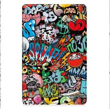 Magnetische Tablet-Hülle mit Faltständer für Samsung Galaxy Tab A 10.1 SM-T580 SM-T585 in Multicolour - Bild 1