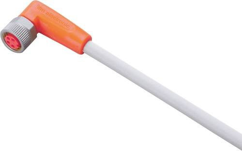 ifm electronic Anschlussleitung EVW074 Buchse gewinkelt, 4-polig, orange, 10 m - Bild 1