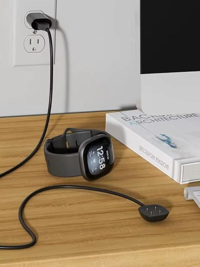 Fitbit Smartwatch-Ladekabel, Schwarz, USB - Bild 4