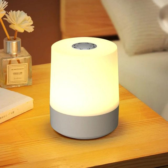 YJMP Super Lighting LED Nachtlampe mit Fernbedienung und USB-Anschluss, dimmbares Buchleselicht in Neon-Grün für Schlafzimmer und Büro - Bild 1