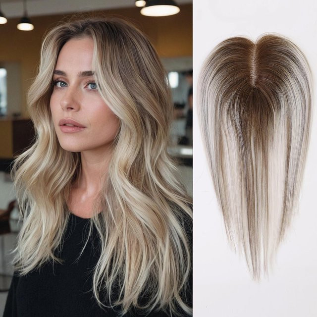 HAIRCUBE Remy-Echthaar-Topper, 12 Zoll, Damen - Bild 1