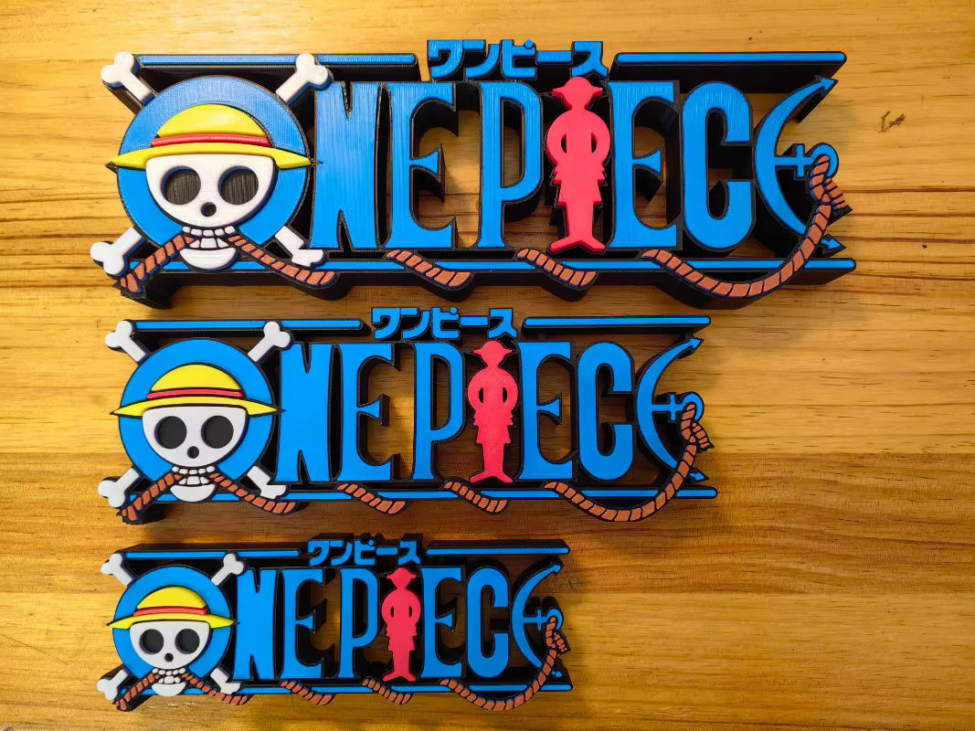 Bandai One Piece 3D Logo Standfigur aus Kunststoff, mehrfarbig - Bild 6
